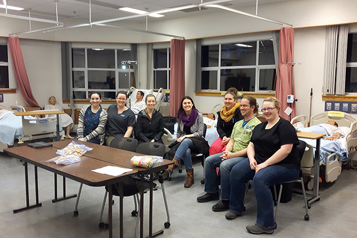 NIC Bachelor of Science in Nursing students attend a palliative care interprofessional evening at NIC’s Comox Valley campus