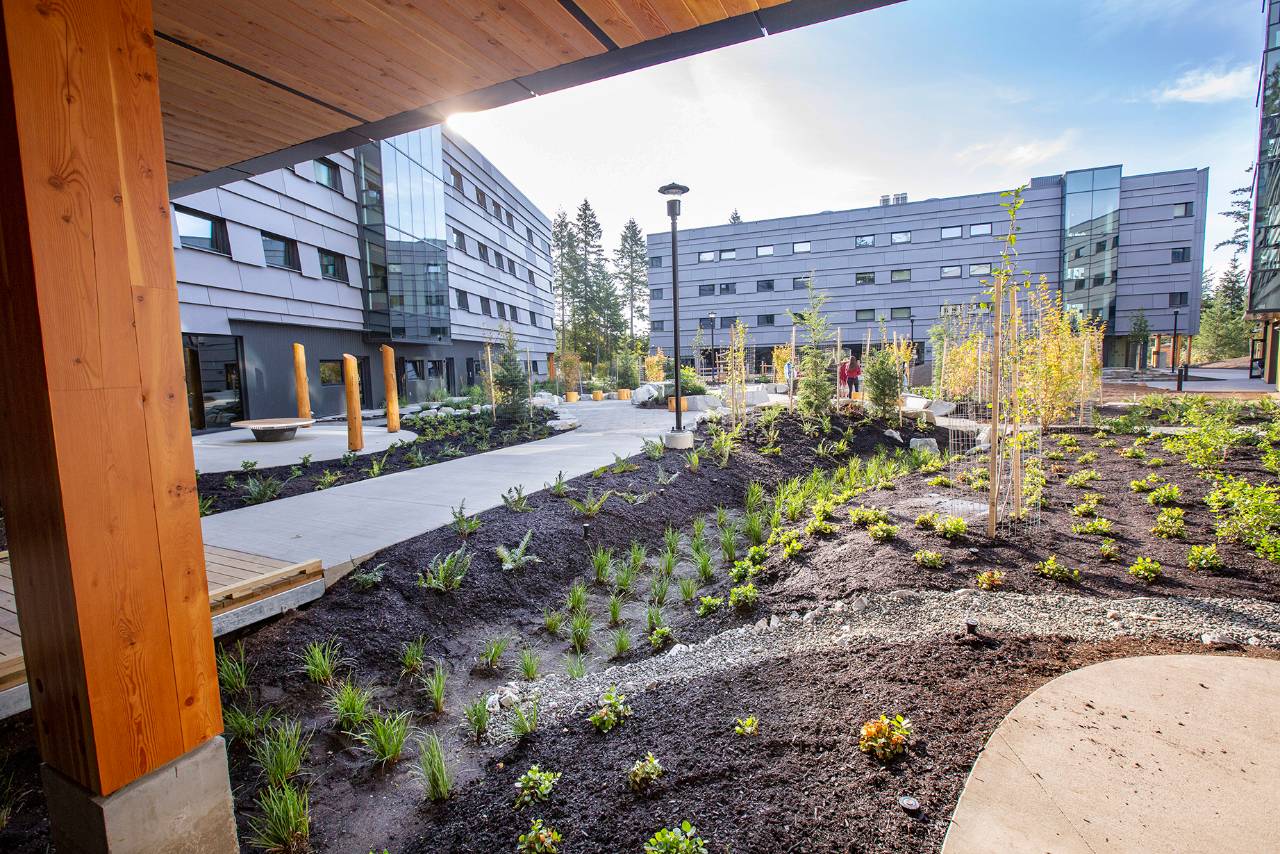 Student housing at NIC's Comox Valley campus