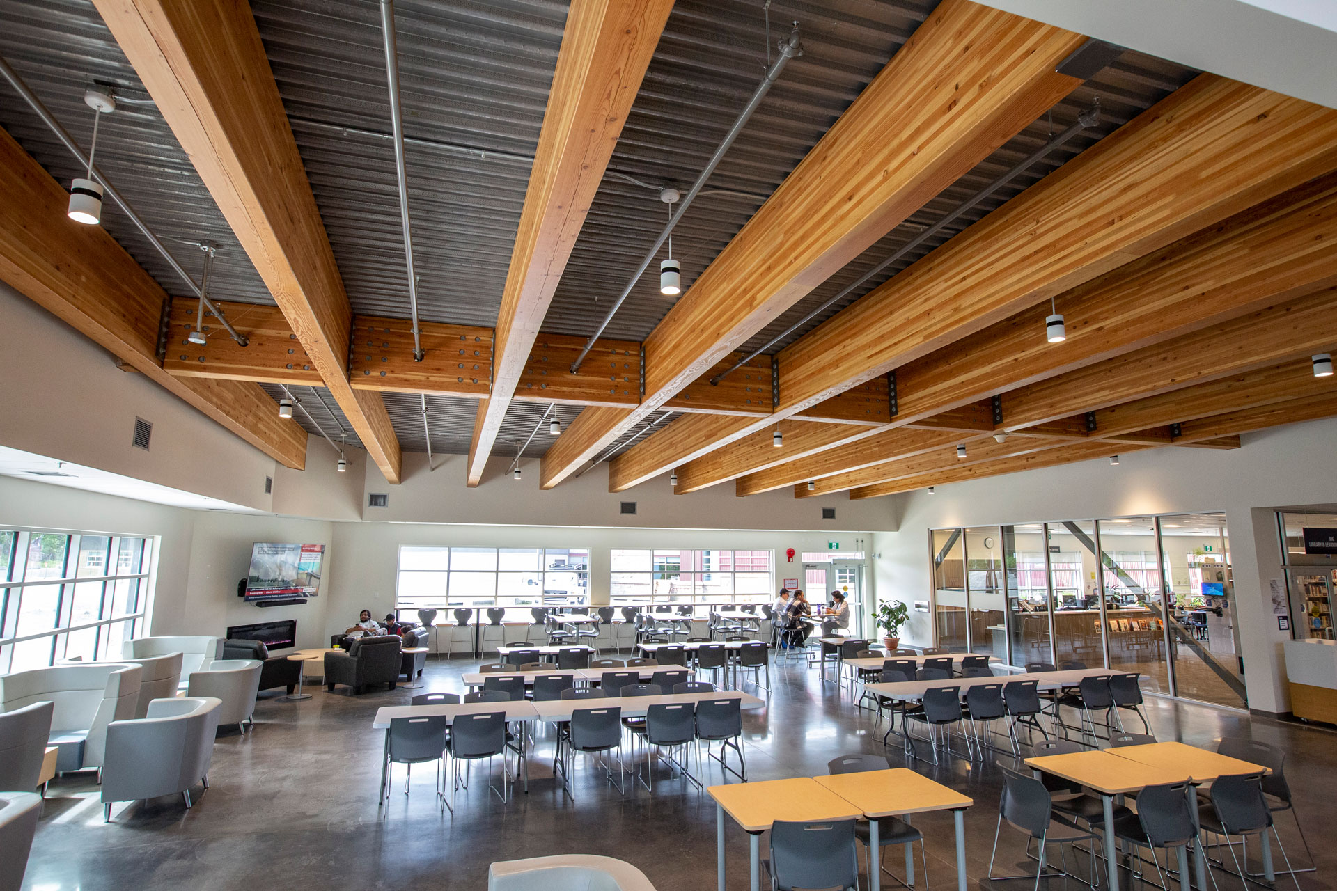 Learning commons at the Campbell River campus