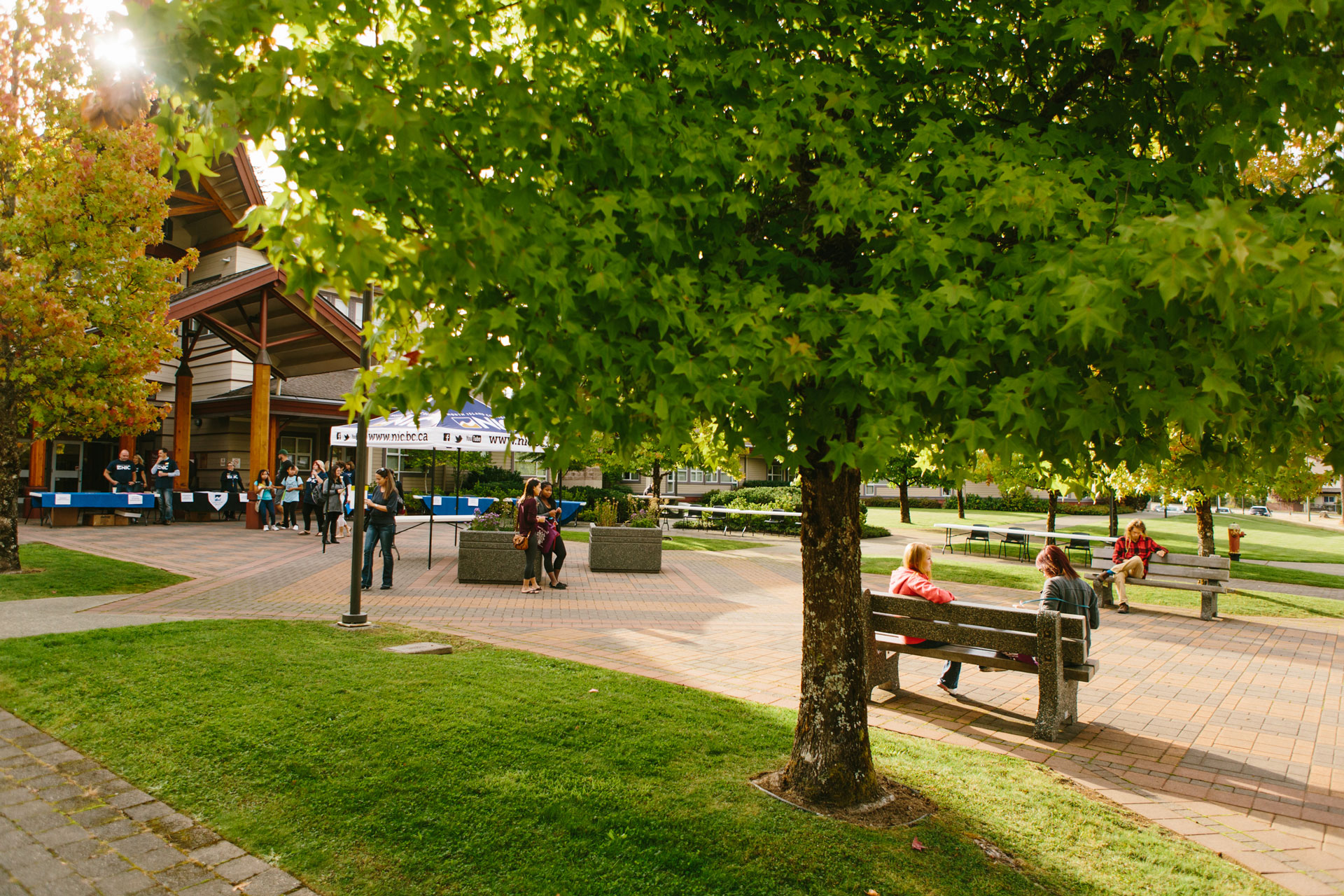 Port Alberni campus front entrance at orientation