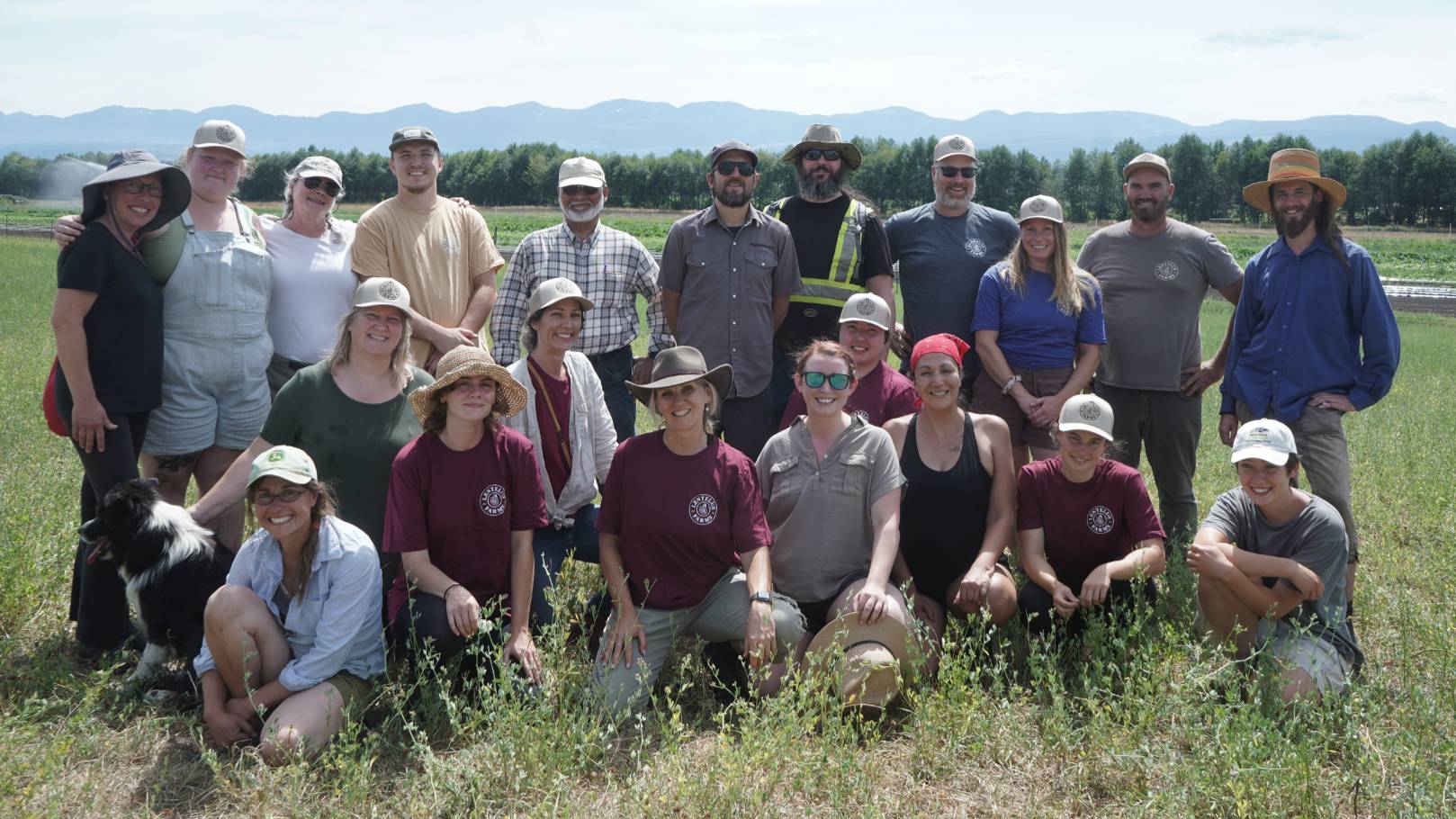 contract training group in a field