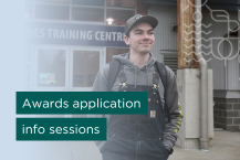 Awards application info sessions and workshops